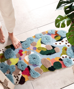 Unique Aesthetic Cottagecore Runner Cute Moss Rug - Newcolor7
