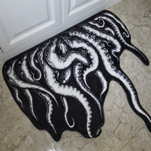 Cthulhu Octopus Gothic Rug