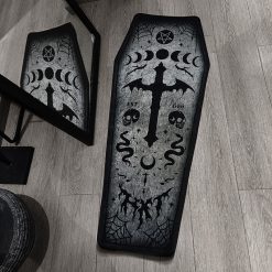 Bloody Mary Gothic Vampire Coffin Rug