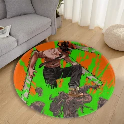 Chainsaw Man Round Rug: A Devilish Delight