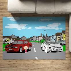 Cartoon Area Rug Carpet - Cartoon208