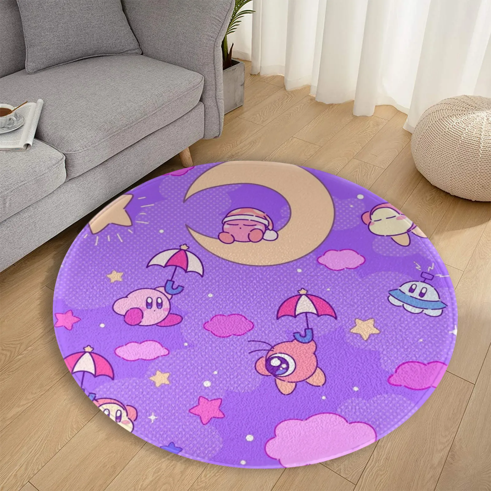 Anime Area Rug Carpet - Pokeball Card - Newcolor7