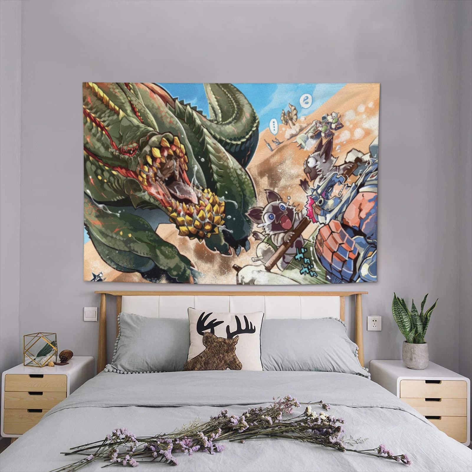 Monster popular Hunter tapestry