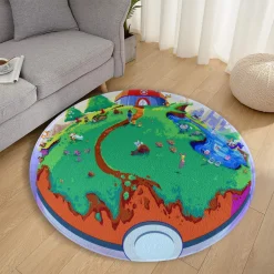 pokeball round rug (7)