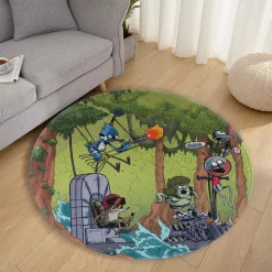 Cartoon Round Rug - Cartoon129
