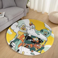 Cartoon Round Rug - Cartoon130