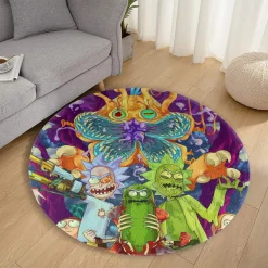 Cartoon Round Rug - Cartoon124