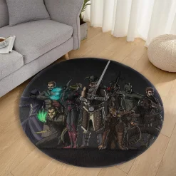 Skyrim Round Rug: A Nordic Adventure