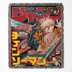 Chainsaw Man Anime Woven Blanket Tapestry