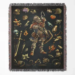 Gaming Woven Blanket Tapestry - Game336