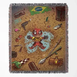 Comic Woven Blanket Tapestry - Comic144