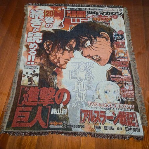 Attack on Titan Anime Woven Blanket Tapestry - Q - Image 6