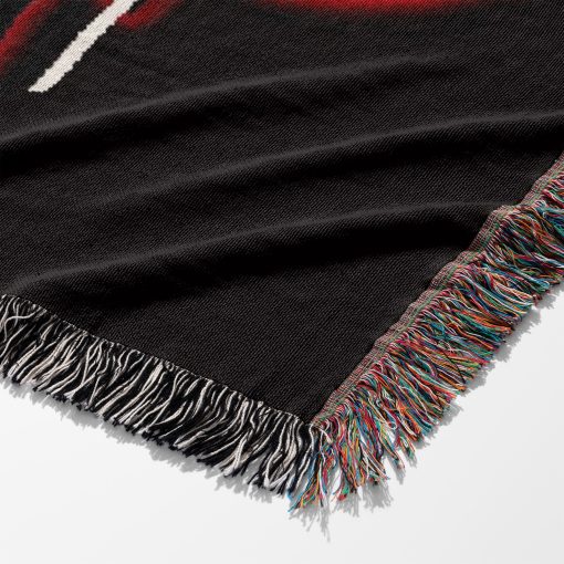 Demon Kokushibo Woven Tapestry Throw Blanket – Bold Wall Art, Room & Home Decor, Dark Interior Accent - Image 6