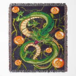 Dragon Ball Shenron Anime Woven Blanket Tapestry