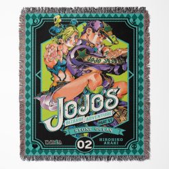 JoJo's Bizarre Adventure Anime Woven Blanket Tapestry - Q