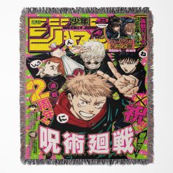 Jujutsu Kaisen Anime Woven Blanket Tapestry - E