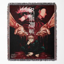 Jujutsu Kaisen Anime Woven Blanket Tapestry - R