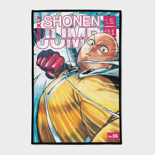 For *One Punch Man* fans, this comic cover rug adds a cool and stylish touch to your gaming room or room decor. It’s a must-have for fans of the iconic series.