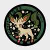 Bring nature into your space with this Leafeon manhole cover round rug. Stylish and cozy, it's perfect for your bedroom or otaku decor, adding a refreshing touch to your space.