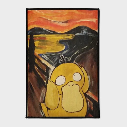 Psyduck Rug – Cute Floor Mat for Bedroom or Gaming Room Decor