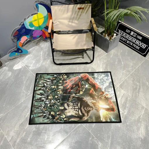 AOT Scouts and Titans Rug – Cool Gift for Gamers, Boys Room or Dorm - Image 3