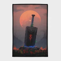 Sword Tomb Rug – Perfect Anime Gift for Boys, Teens, and Game Lovers