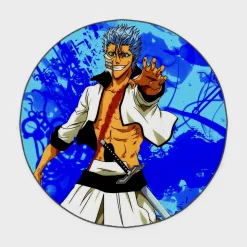 Grimmjow Round Rug – Cool Rug for Boys Bedroom or Gaming Room Setup