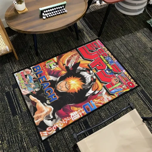 Bleach Manga Jump Cover Rug – Unique Rug for Gaming Room or Fan Gift - Image 2