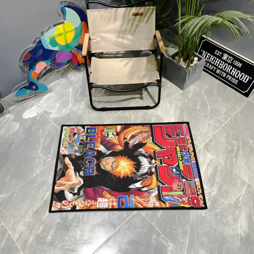 Bleach Manga Jump Cover Rug – Unique Rug for Gaming Room or Fan Gift - Image 3