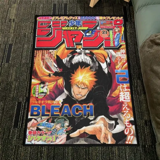 Bleach Manga Jump Cover Rug – Unique Rug for Gaming Room or Fan Gift - Image 4