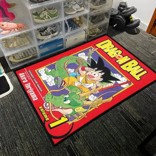 DB Comic Volume 1 Cover Rug – Classic Rug, Great Decor for Otaku Rooms - Image 3