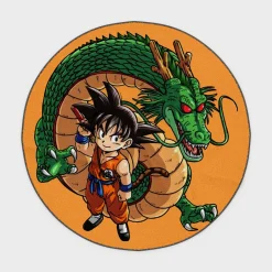 Goku Round Rug – Cool Rug for Bedroom or Gaming Room Setup