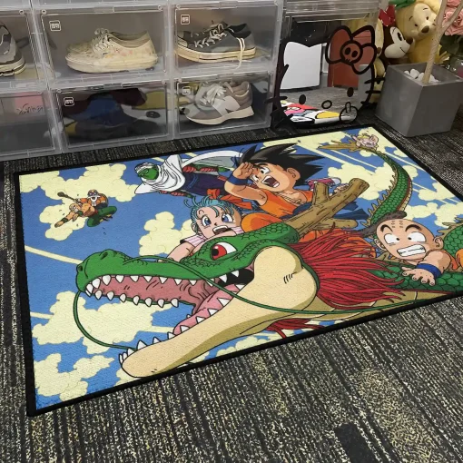 DB Anime Art Area Rug – Cool Anime Carpet for Gaming Room Decor or Fan Gift - Image 4