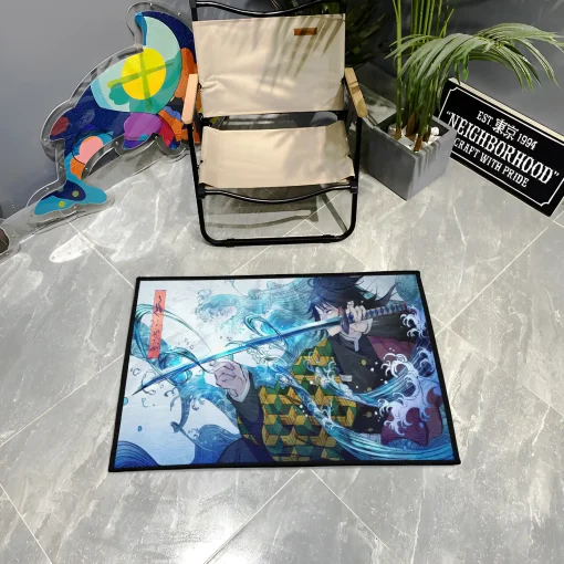 Giyu Tomioka Rug – Cool Carpet for Boys Bedroom or Gaming Room - Image 3