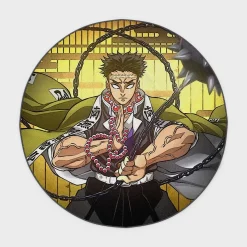 Gyomei Round Rug – Epic Floor Mat for Otaku Room or Fan Gift