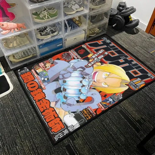 Fullmetal Alchemist Jump Cover Rug – Epic Anime Rug for Boys Room or Decor - Image 3