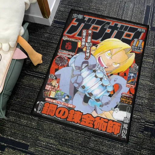 Fullmetal Alchemist Jump Cover Rug – Epic Anime Rug for Boys Room or Decor - Image 4