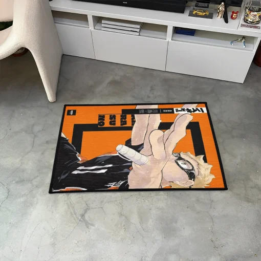 Tsukishima Kei Rug – Unique Rug for Bedroom or Volleyball Fan Gift - Image 3