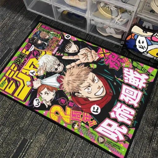 JJK Jump Cover Rug – Cool Rug for Gaming Room or Boys Bedroom - Image 4