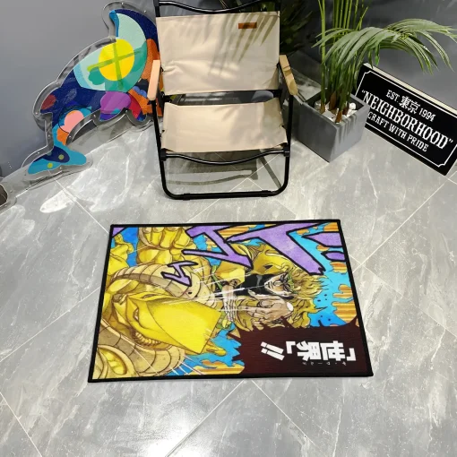 Dio Comic Rug – Unique Carpet for Themed Rooms or Fan Decor - Image 3