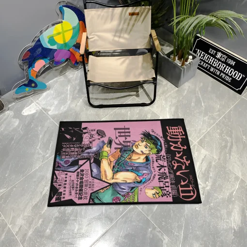 Rohan Kishibe Rug – Unique Rug for Gaming Room or Collector Decor - Image 3