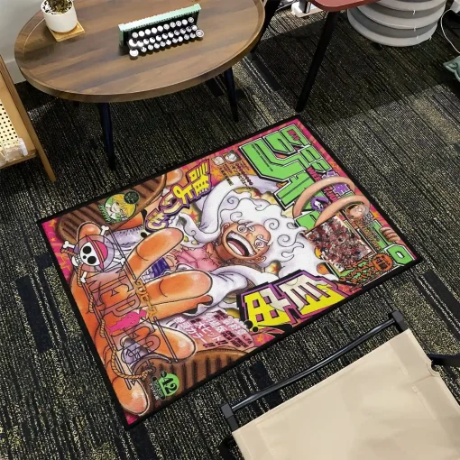 OP Jump Cover Rug – Unique Floor Mat, Great Gift for Fans - Image 2