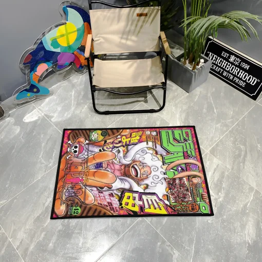 OP Jump Cover Rug – Unique Floor Mat, Great Gift for Fans - Image 3