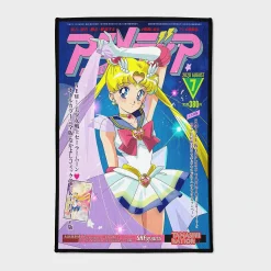 Sailor Moon Comic Cover Rug – Cute Decor Rug, Gift for Girls Room or Fans