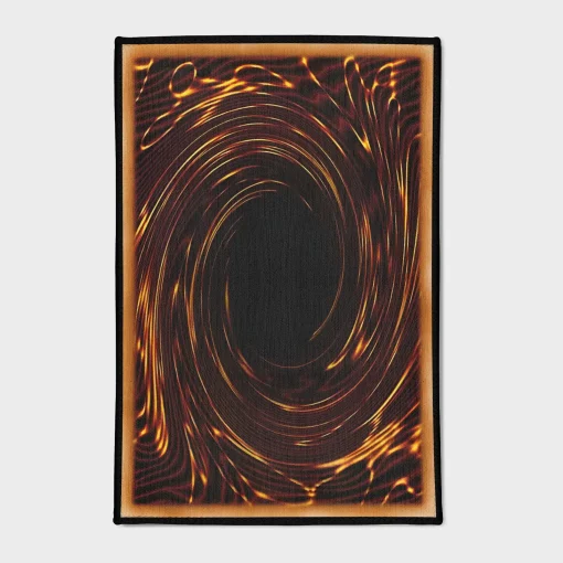 YGO Card Back Rug – Unique Carpet for Gaming Room or Anime Fan Gift
