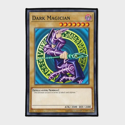 YGO Card Dark Magician Rug – Cool Carpet, Unique Gaming Room Decor Gift