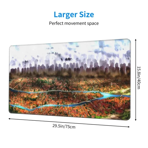 Shiganshina District Mouse Pad & Desk Mat - Image 2