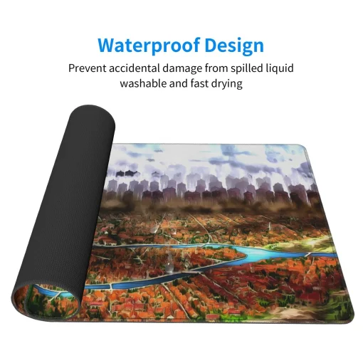 Shiganshina District Mouse Pad & Desk Mat - Image 3