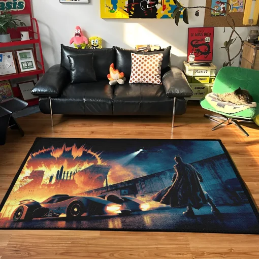 Bats Rug – Unique Superhero Carpet for Room Decor or Collector Gift - Image 2