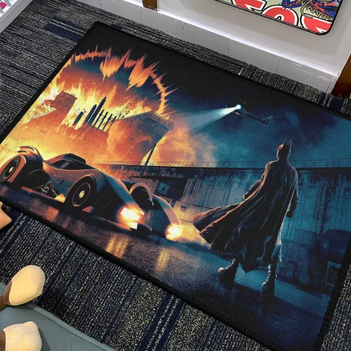 Bats Rug – Unique Superhero Carpet for Room Decor or Collector Gift - Image 4